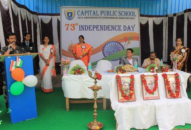 Capital Public School - Narayanapura Independence Day Celebration Photos