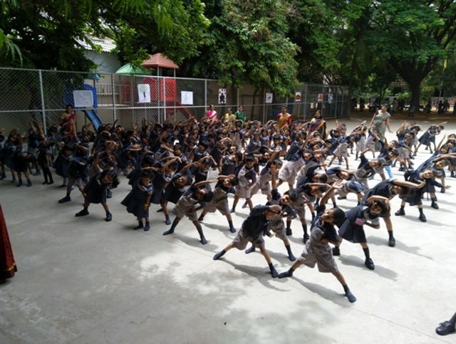 Jyothy Kendriya Vidyalaya - Yelachenahally Yoga Day Photosa