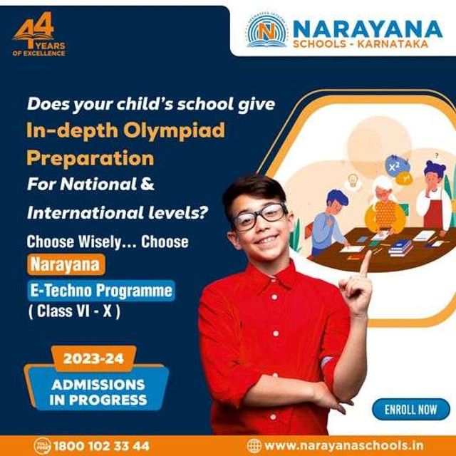 Narayana Olympiad School - HSR layouta